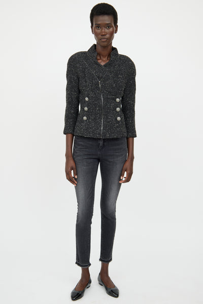 Chanel // Fall 2008 Boucle Zip Jacket – VSP Consignment