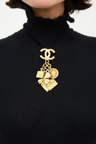 Chanel Vintage broach pin Multi-icon Chanel Vintage broach pin Multi-icon