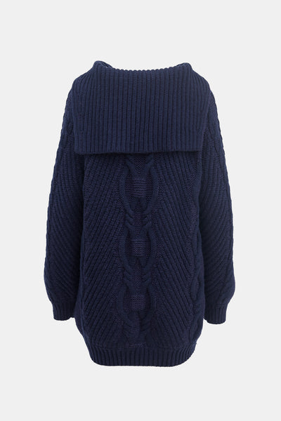 Chanel // Wool Cableknit Sailor Collar Sweater – VSP Consignment