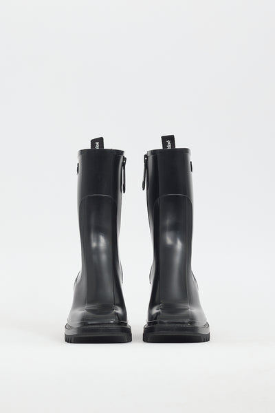 Chloé // Black Rubber Betty Rain Boot – VSP Consignment