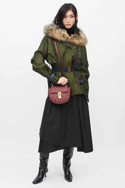 Chloé // Burgundy Quilted Mini Drew Bijou Bag – VSP Consignment