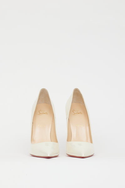 Cream clearance louboutins heels