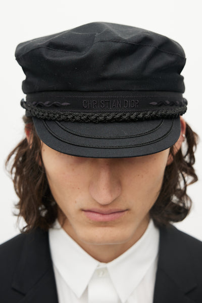 Dior // Black Cruise 22 Greek Fisherman Cap – VSP Consignment