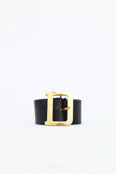 Dior // Leather D Buckle Belt – VSP Consignment display picture 2