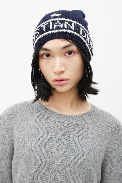 Dior-Navy-Cashmere-Wool-D-  display picture 2