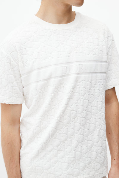 Dior Oversized Oblique T-Shirt White