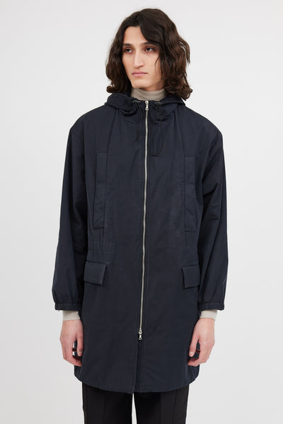 Dries-Van-Noten-Black-Hooded-