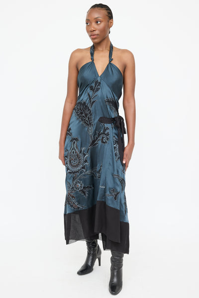 Dries Van Noten // Embroidered Halter Dress – VSP Consignment Dries Van Noten // Embroidered Halter Dress – VSP Consignment