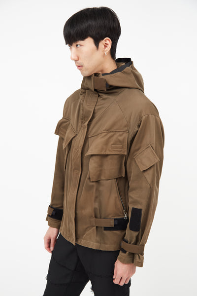 送料無料 DRIES VAN NOTEN HOODED BLOUSON ダウンジャケット - www 