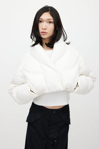 Entire Studios // White A7L Down Cropped Jacket – VSP Consignment