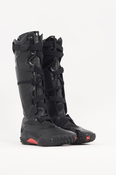 Ottolinger // X Puma Black Leather Mostro Boot – VSP Consignment