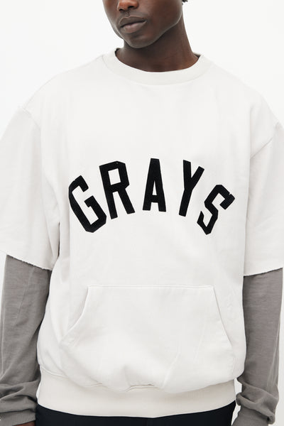 Fear of God // Grey Cotton Short Sleeved Sweatshirt – VSP Consignment