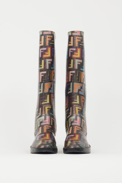 Fendi-Black-Multicolour-FF-