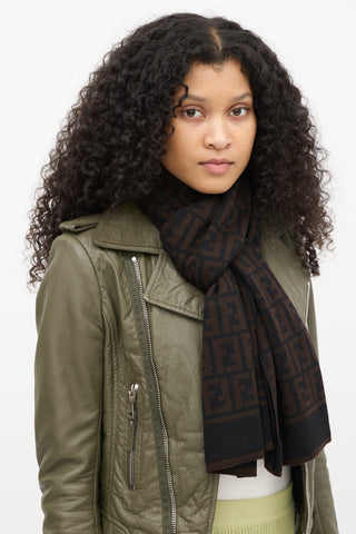 Fendi-Brown-Black-Zucca-Print-