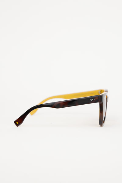 Fendi // FF0121F/S Square Sunglasses – VSP Consignment