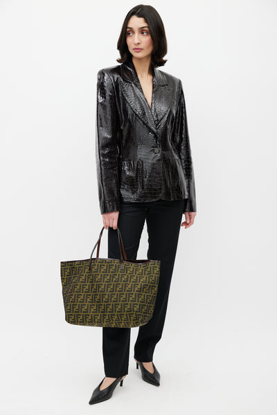 Fendi-Green-Black-Zucca-