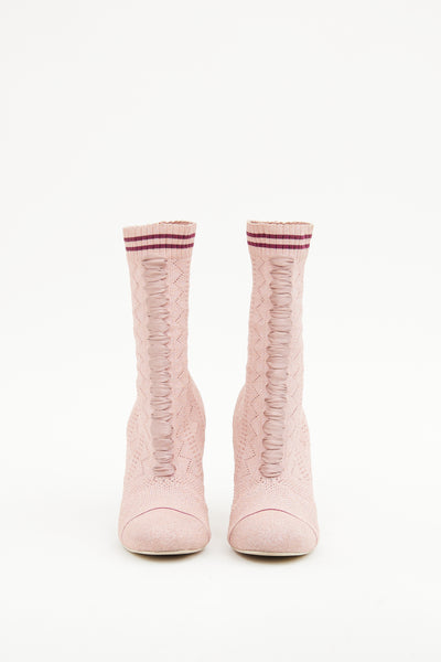 Fendi // Stretch Knit Sock Boot – VSP Consignment