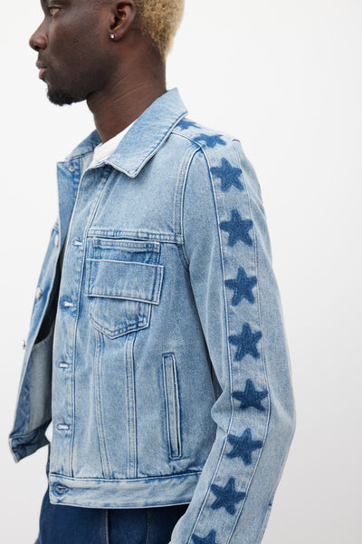 Givenchy star 2024 denim jacket