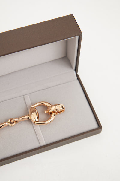 Gucci // 18K Rose Gold Horsebit Bracelet – VSP Consignment