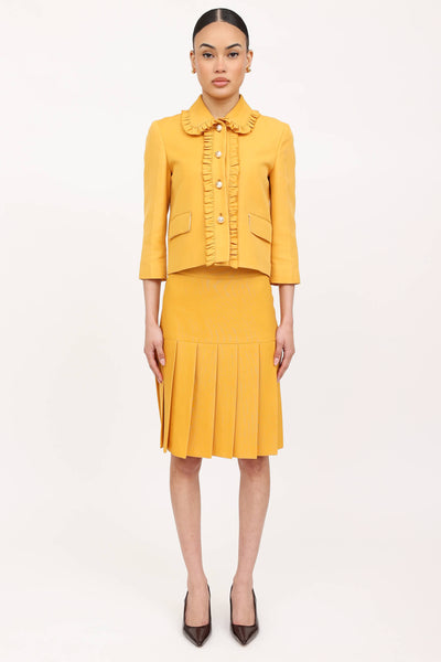 Gucci // 2015 Pearl Jacket & Skirt Co-Ord Set – VSP Consignment