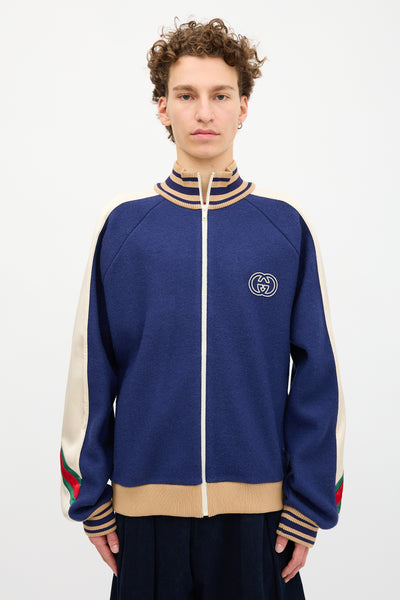 Gucci // Wool Knit GG Varsity Jacket – VSP Consignment