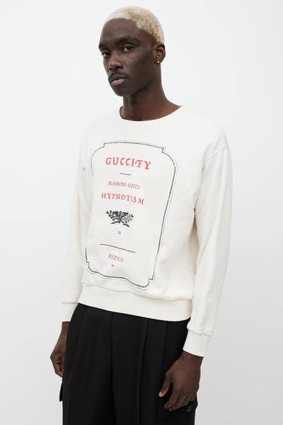 Gucci best sale sweatshirt red