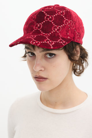 Gucci-Red-Velvet-Embroidered- Gucci-Red-Velvet-Embroidered-
