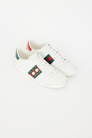 Gucci ace 2025 sneakers pearl