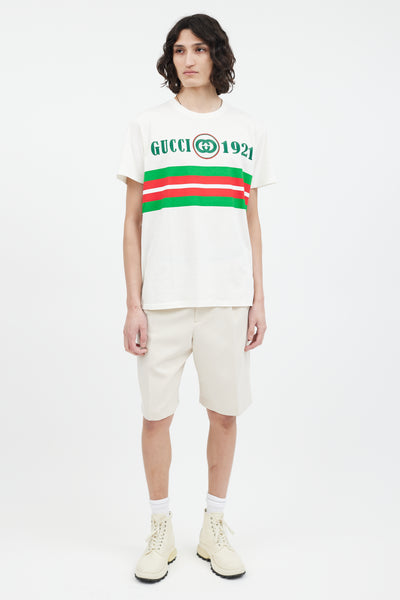 GUCCI グリーン Tシャツ #1921 GUCCI グリーン Tシャツ #1921