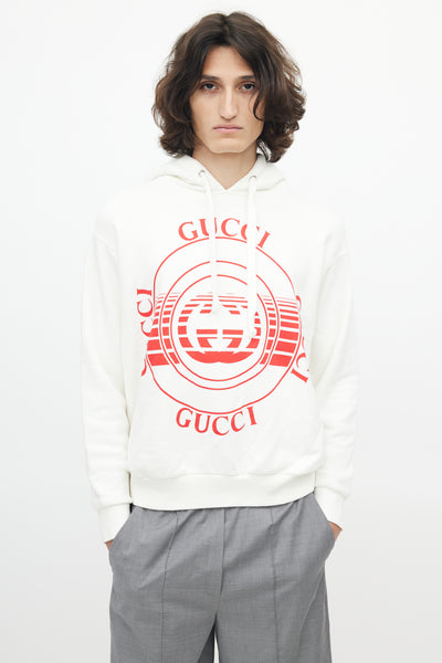 Gucci // X New York Yankees Navy & Cream Logo Hoodie – VSP Consignment