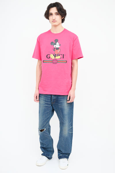 Gucci // X Disney Fuschia Graphic T-Shirt – VSP Consignment