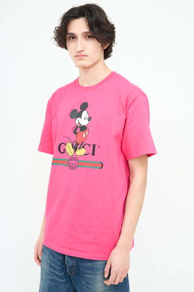 Gucci // X Disney Fuschia Graphic T-Shirt – VSP Consignment