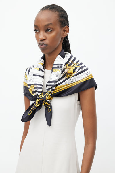 Hermes-Black-Gold-Silk-