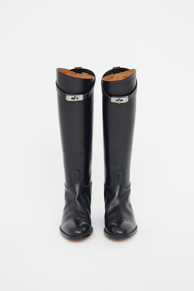 Hermes Shoes Hermes Kelly Jumping Boots Hermes Brown Leather