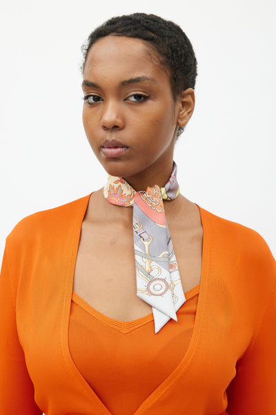 Hermes Twilly small silk scarf Hermès Story Twilly | Hermès Australia main image 2