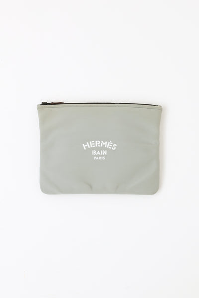 Hermès // Grey Neobain MM Pouch – VSP Consignment