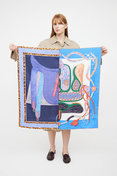 Hermès // Selle D'Officier Festival Des Amazones Silk Scarf – VSP