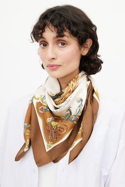 Hermès // Multi Silk Les Figures D'Equitation 90 Scarf – VSP Hermès // Multi Silk Les Figures D'Equitation 90 Scarf – VSP