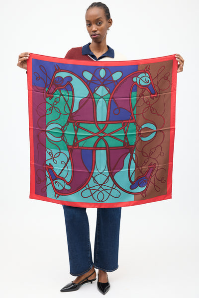 Hermes-Red-Multi-Silk-Coup-de-