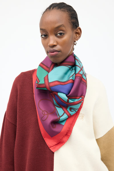Hermes-Red-Multi-Silk-Coup-de-