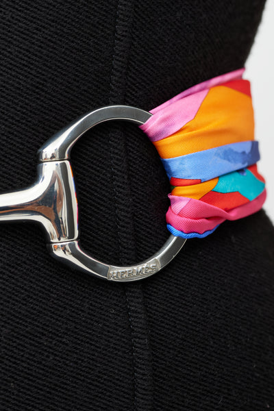 Necklace Mors Scarf Ring Mors Torsade Scarf 90 Ring Yellow Hermès