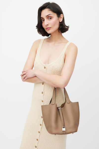 Hermes-Taupe-Picotin-Lock-Bag-