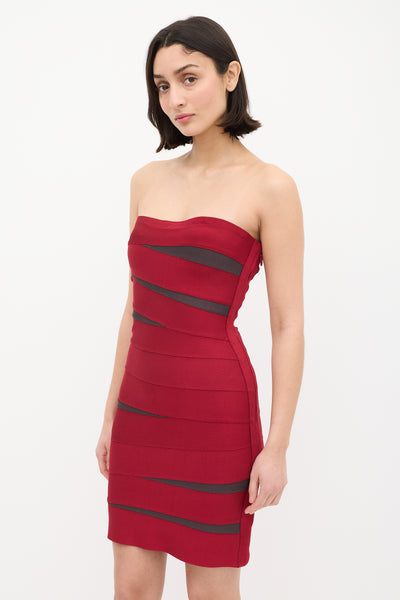 Herv Lger // Strapless Bandage Dress VSP Consignment Herv Lger // Strapless Bandage Dress VSP Consignment