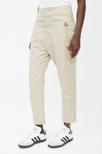 Beige Raluniae Tapered Pant