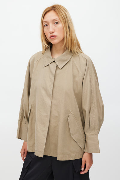 ジャケット・アウター Isabel Marant Eowyn Cape Ecru Isabel Marant Etoile Faxon Jacket in Ecru | REVOLVE