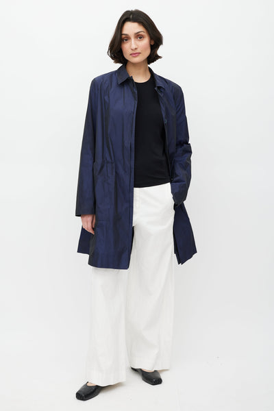 ジャケット・アウター Jil Sander Navy Long Coat JIL SANDER ジルサンダー ステンカラーコート WARDROBE W SPORT COAT