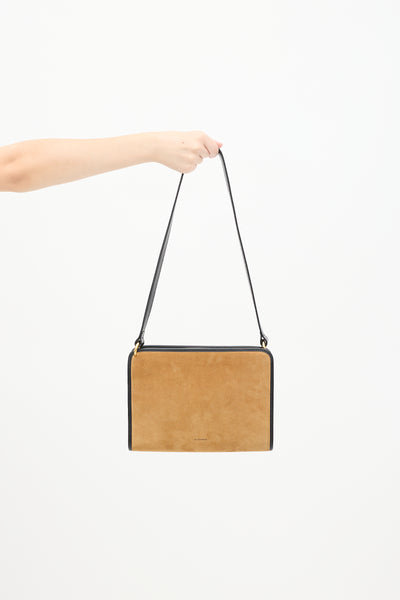 Jil Sander // Beige & Black Leather Binding Bag – VSP Consignment Jil Sander // Beige & Black Leather Binding Bag – VSP Consignment