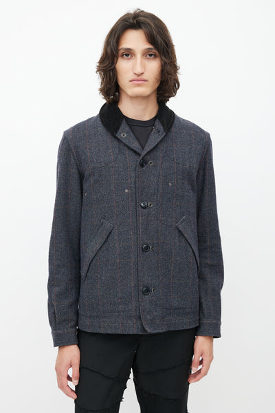 JUNYA WATANABE wool tweed jacket