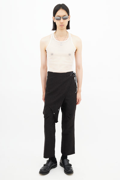 Kiko Kostadinov // 2021 Brown Somnium Wool Apron Trouser – VSP