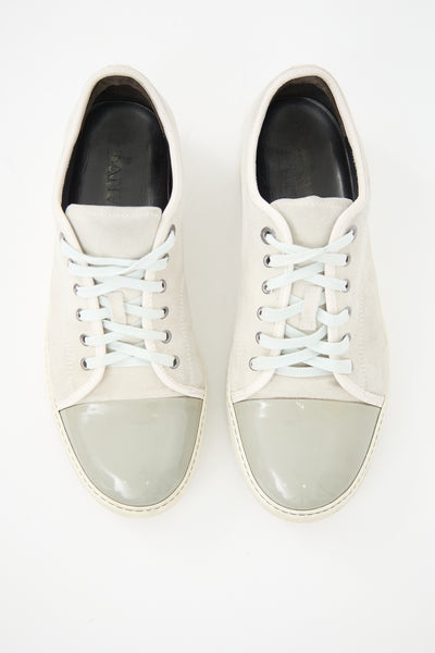 Lanvin // Suede Cap Toe Sneaker – VSP Consignment - Main Image